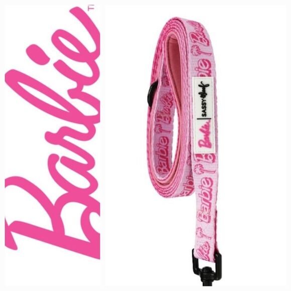 Barbie X Sassy Woof Barbie Malibu Fabric Leash - Picture 1 of 9